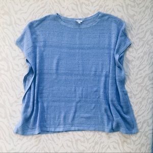 Talbots Carolina Blue Lightweight Poncho, Size S/M